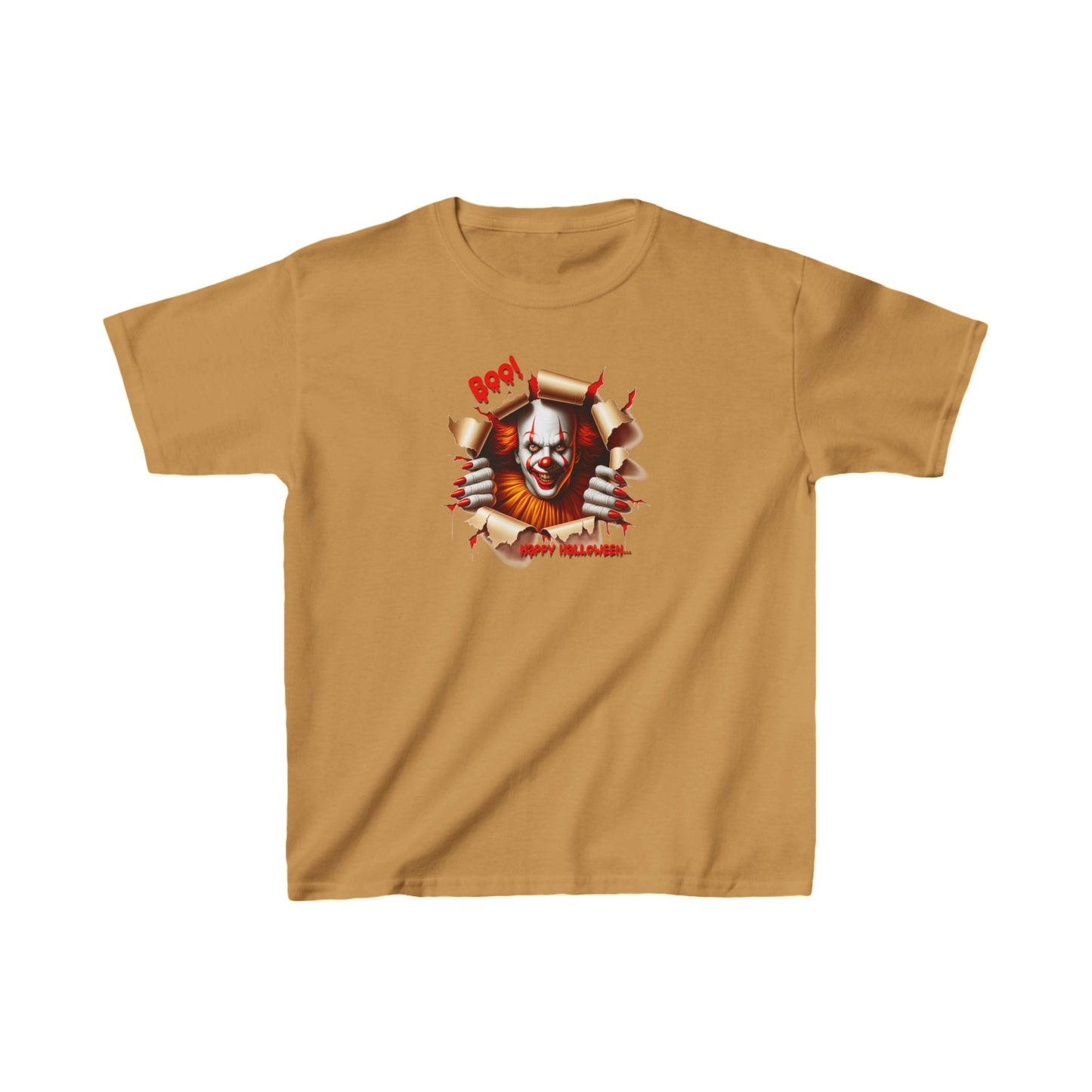 Creepy Clown Halloween Youth Tee