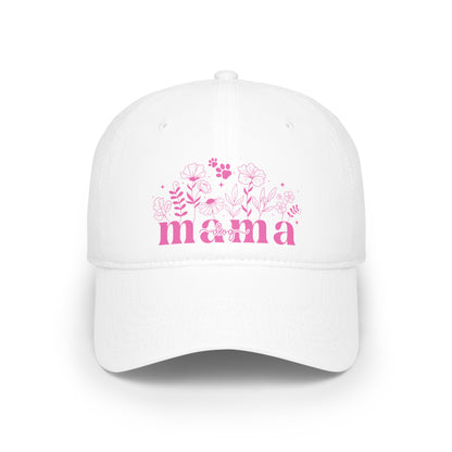 Dog Mama w/Flower Garden Baseball Hat