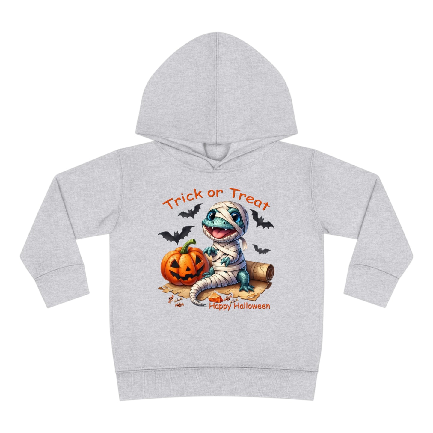 Lizard Wearing Mummy Costume Toddler Fleece Hoodie