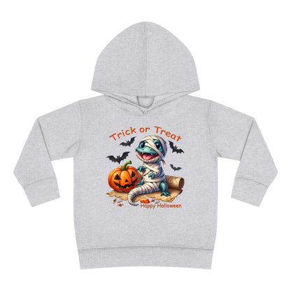 Lizard Wearing Mummy Costume Toddler Fleece Hoodie