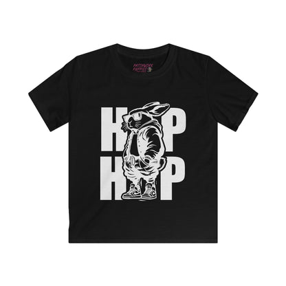 Kids Hip Hop Rabbit Tee - Cool Streetwear for Young Trendsetters