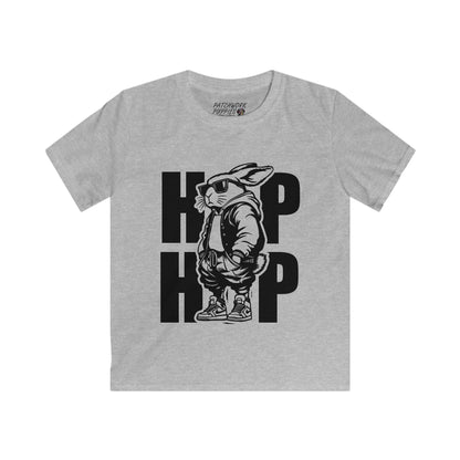 Kids Hip Hop Rabbit Tee - Cool Streetwear for Young Trendsetters