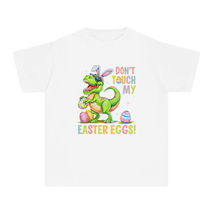 Kids Easter Dino Tee - "Don't Touch My Easter Eggs"