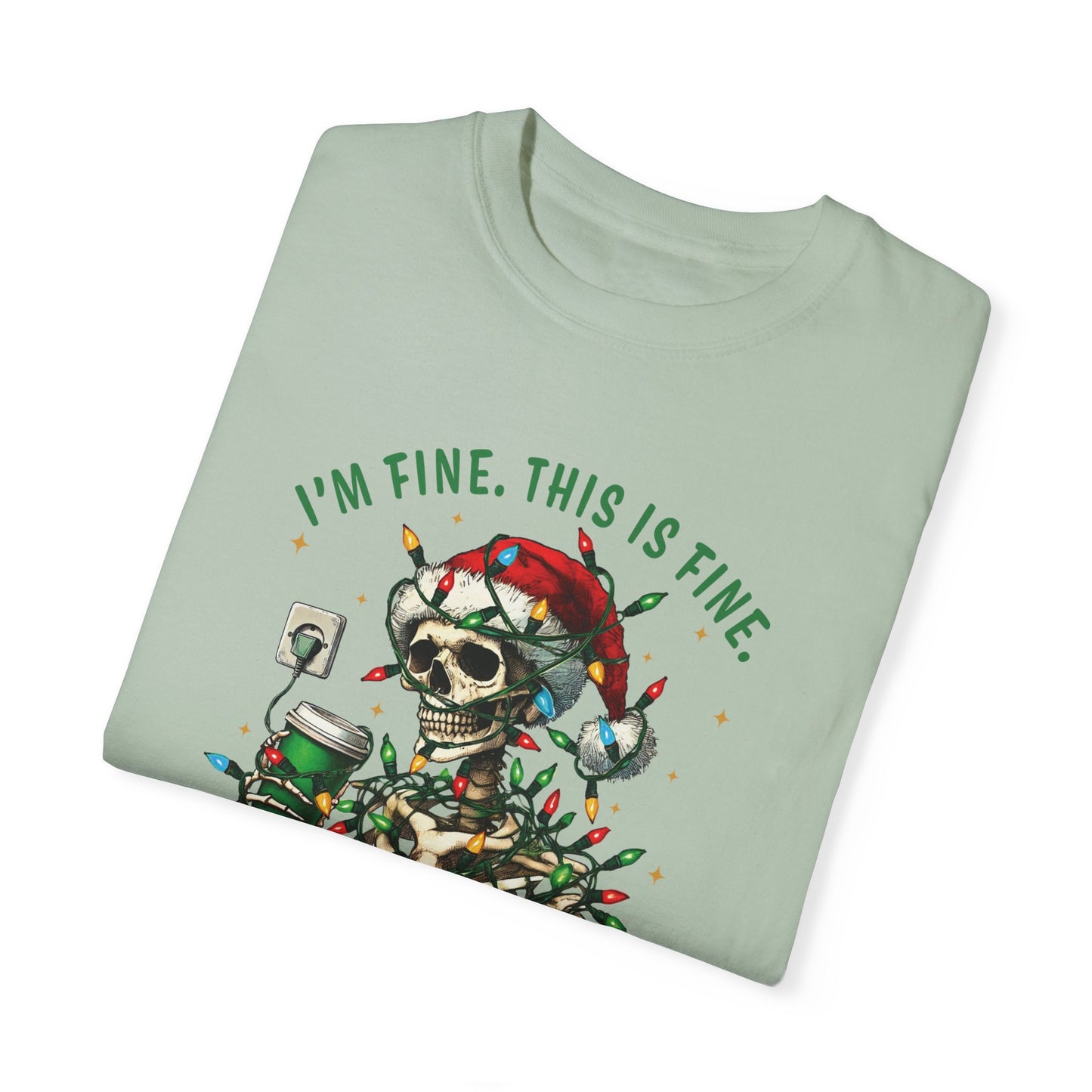 Skeleton Christmas Lights T-shirt