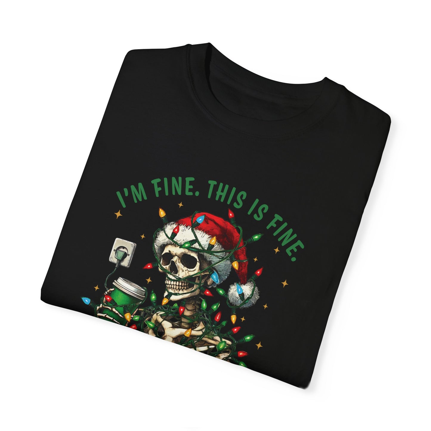 Skeleton Christmas Lights T-shirt