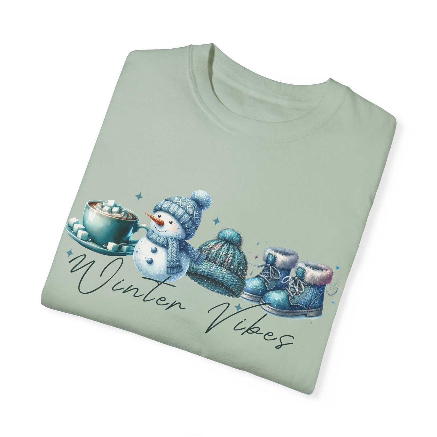 Blue Winter Vibes T-shirt