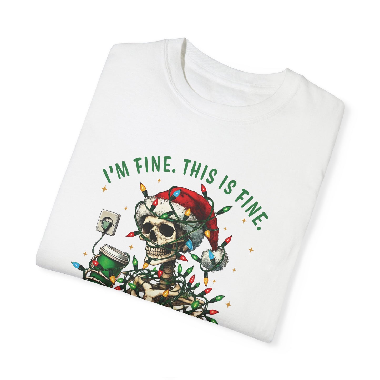 Skeleton Christmas Lights T-shirt