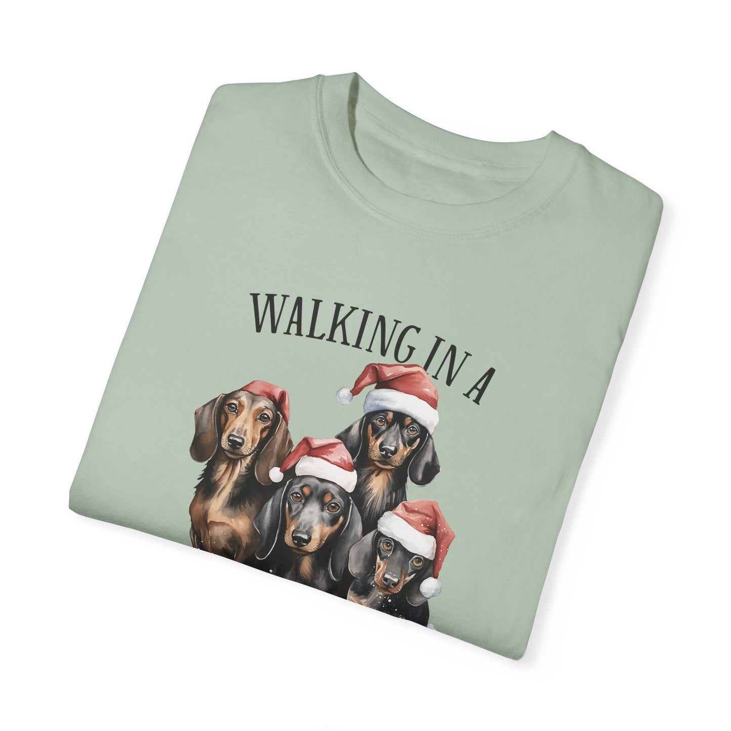 Weenie Wonderland Dachshund Christmas T-shirt