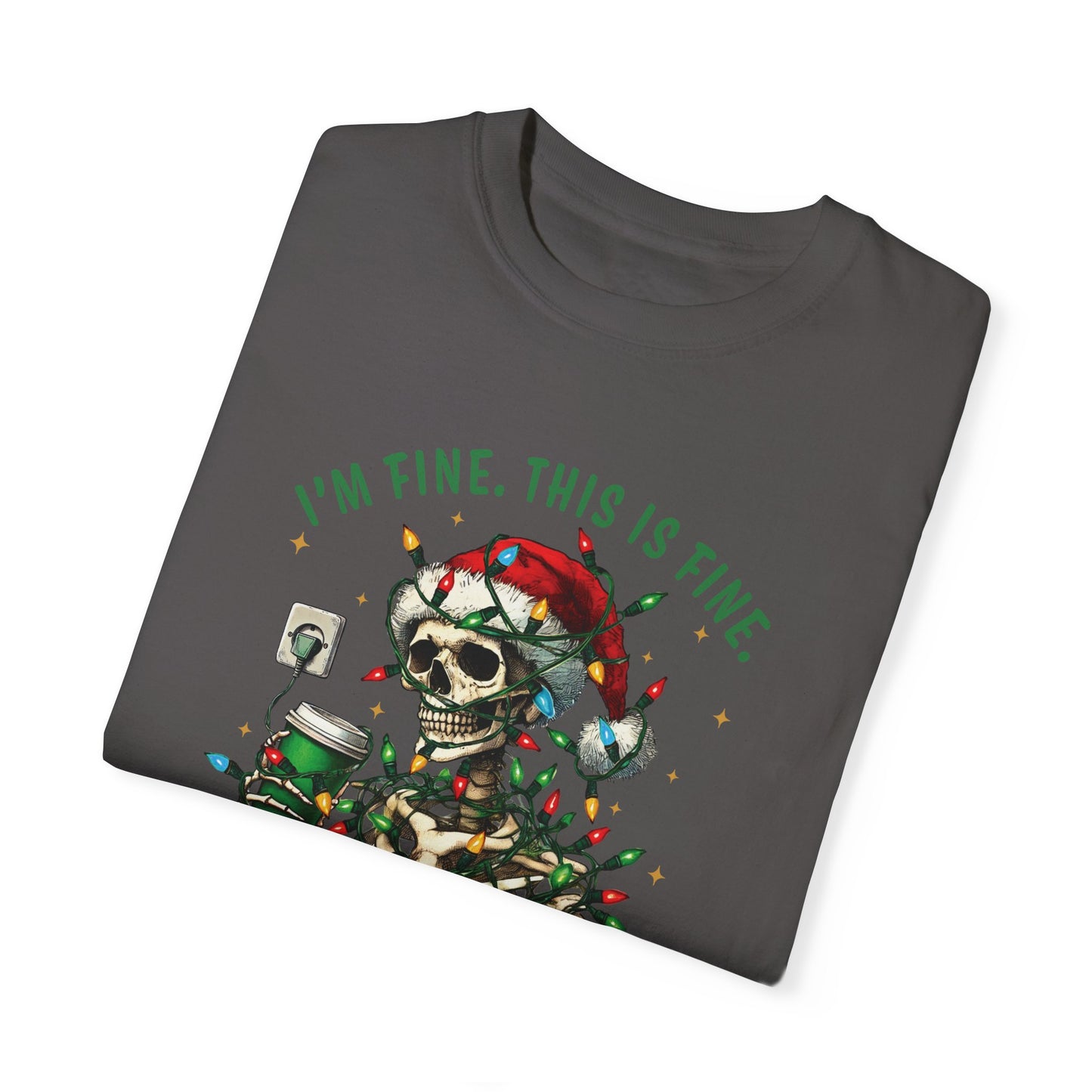 Skeleton Christmas Lights T-shirt