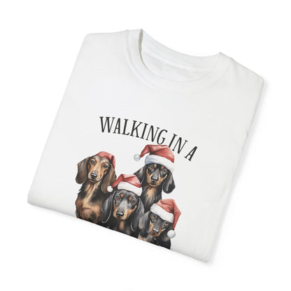 Weenie Wonderland Dachshund Christmas T-shirt