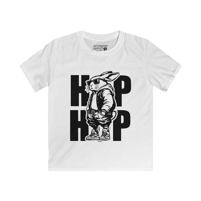 Kids Hip Hop Rabbit Tee - Cool Streetwear for Young Trendsetters