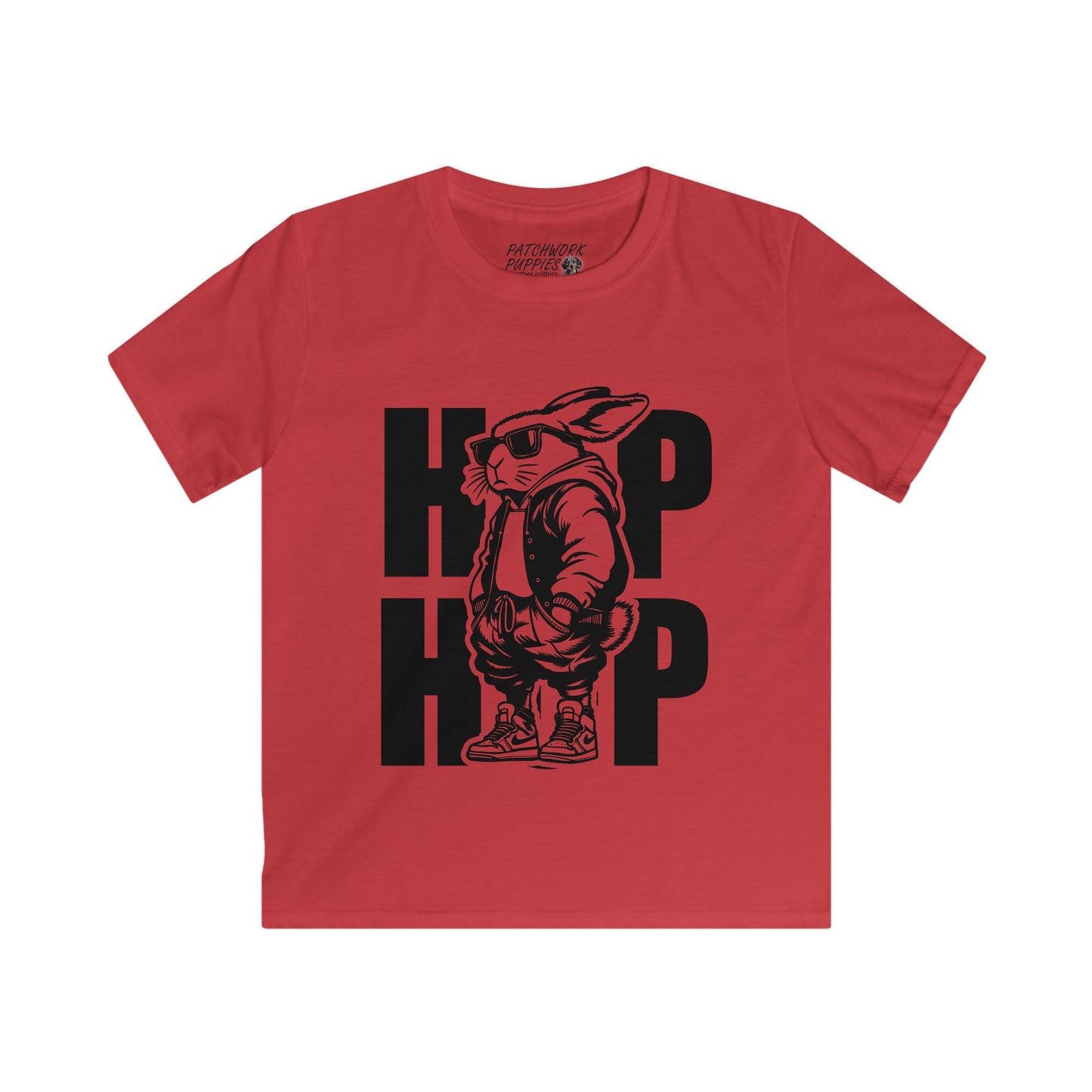 Kids Hip Hop Rabbit Tee - Cool Streetwear for Young Trendsetters