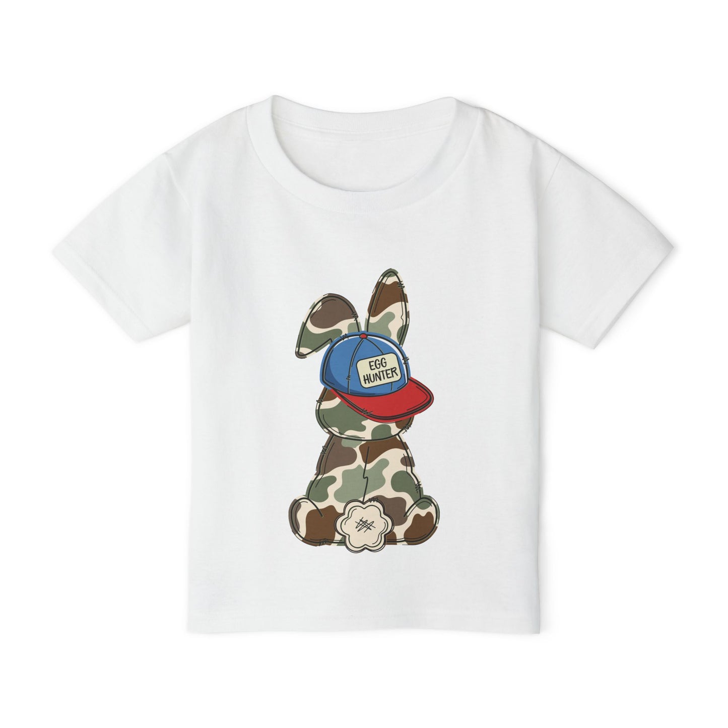 Toddler T-shirt Camo Bunny "Egg Hunter"