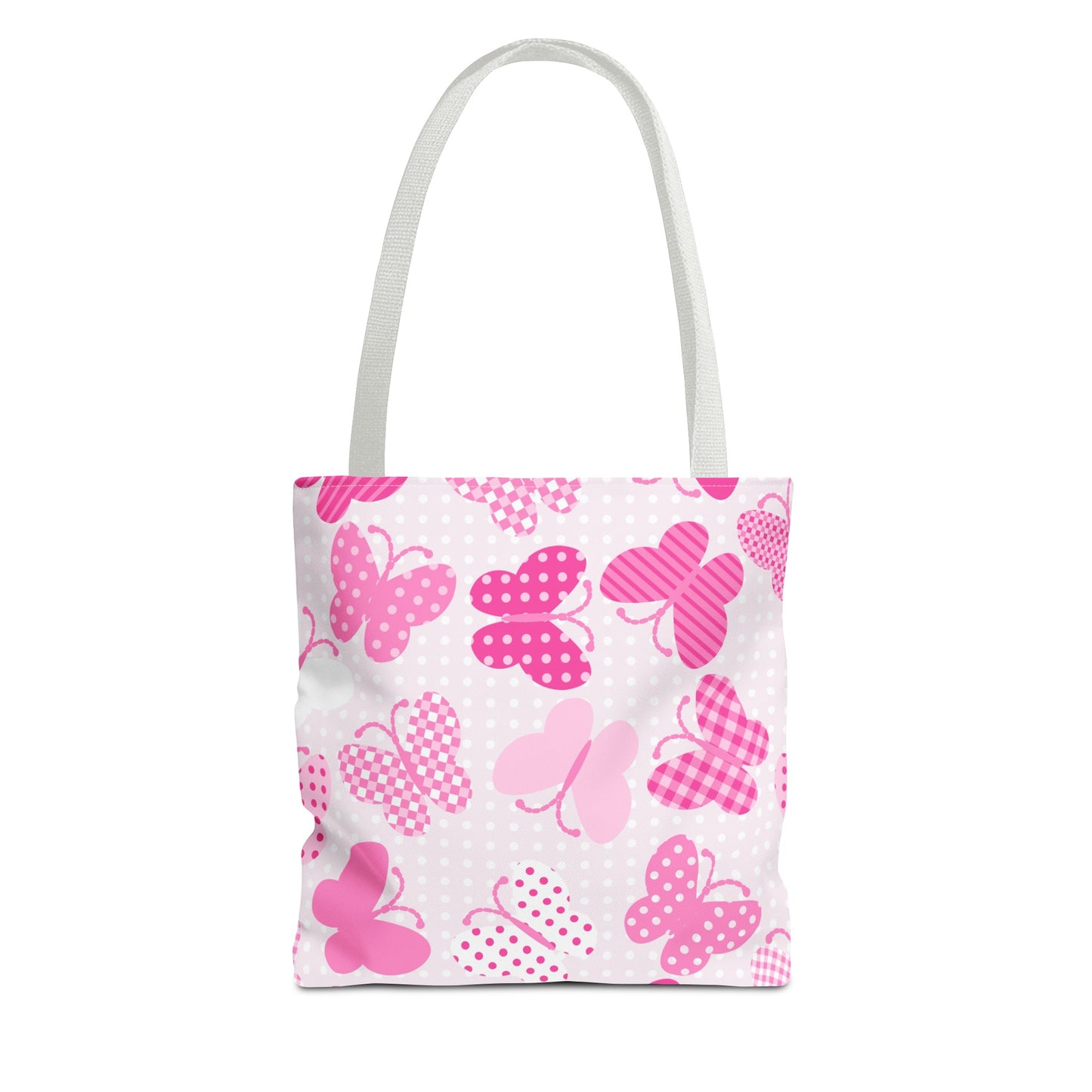 Pink Butterflies Summer Shopper Bag