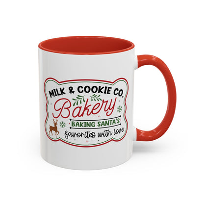 Retro Milk & Cookie Bakery Sign Beverage Mug