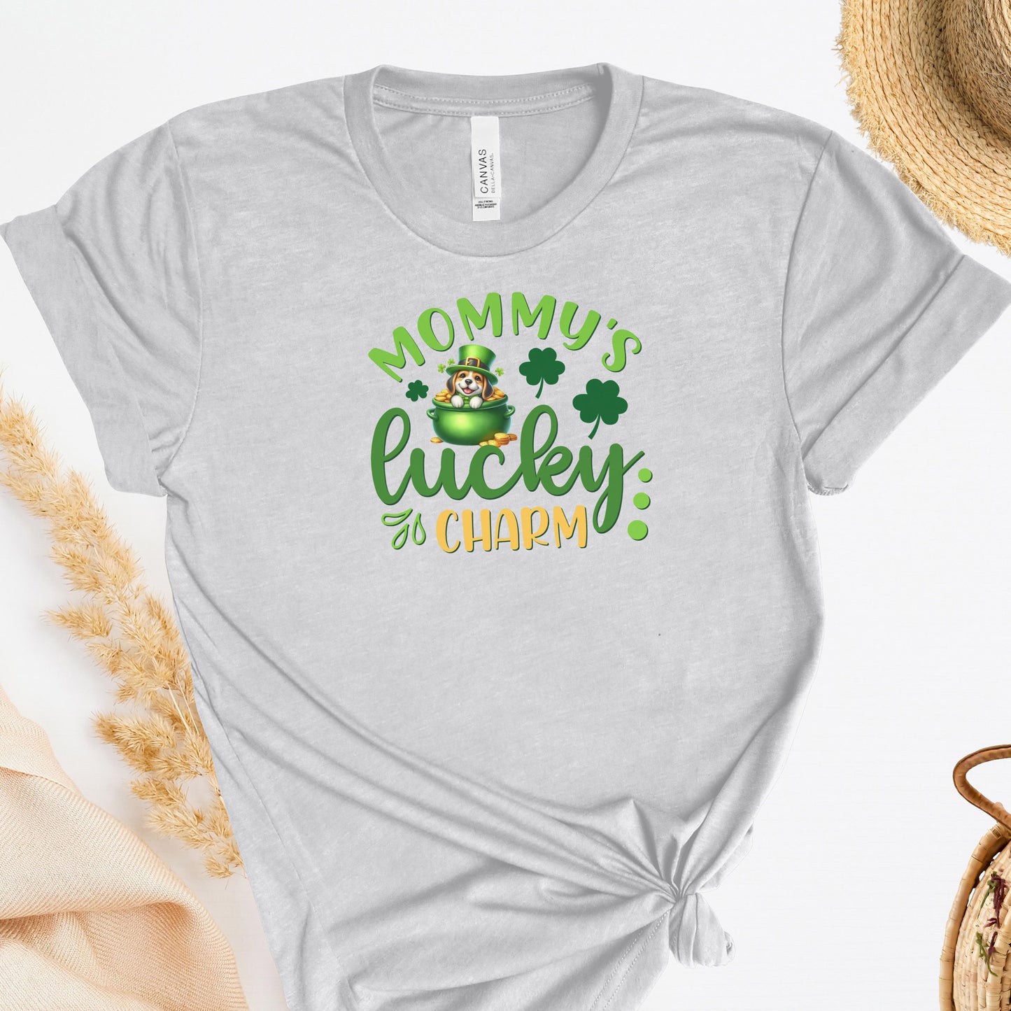 Cute St. Patrick's Day "Mommy's Lucky Charm" and you can pick the lucky charm!