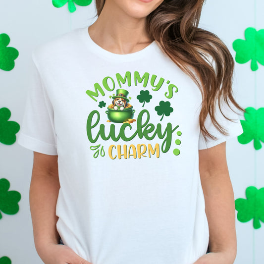 Cute St. Patrick's Day "Mommy's Lucky Charm" and you can pick the lucky charm!