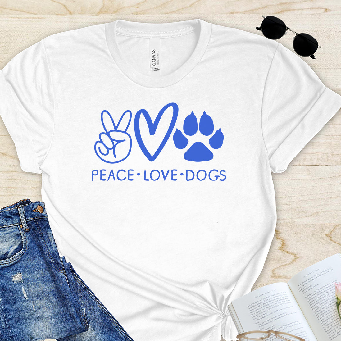 "PEACE - LOVE- DOGS" Enough Said!