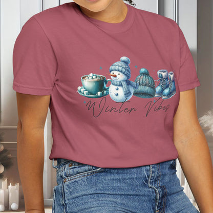 Blue Winter Vibes T-shirt