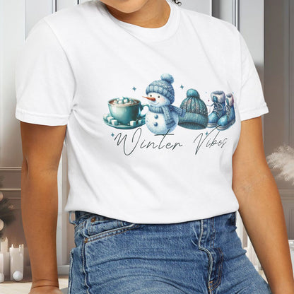 Blue Winter Vibes T-shirt