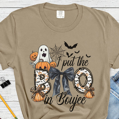 Put the Boo in Boujee Cute Halloween Tee