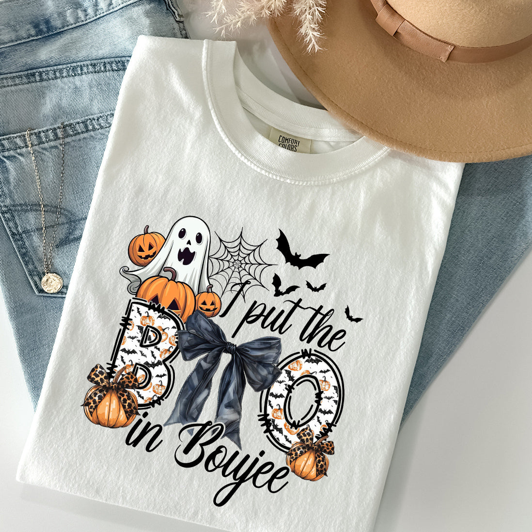 Put the Boo in Boujee Cute Halloween Tee