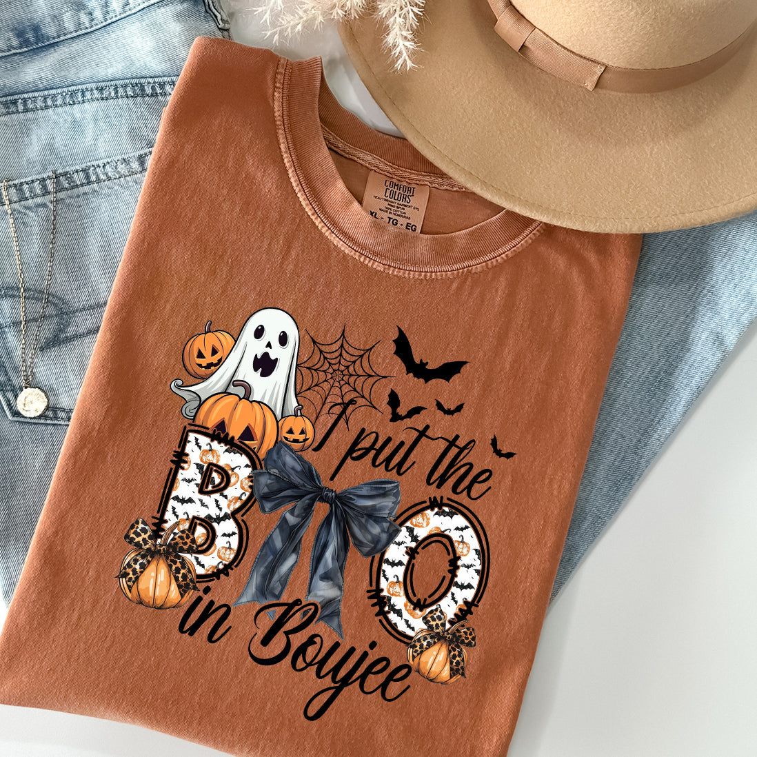 Put the Boo in Boujee Cute Halloween Tee