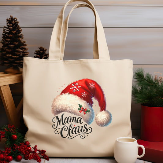 Mama's Little Helper Canvas Tote Bag