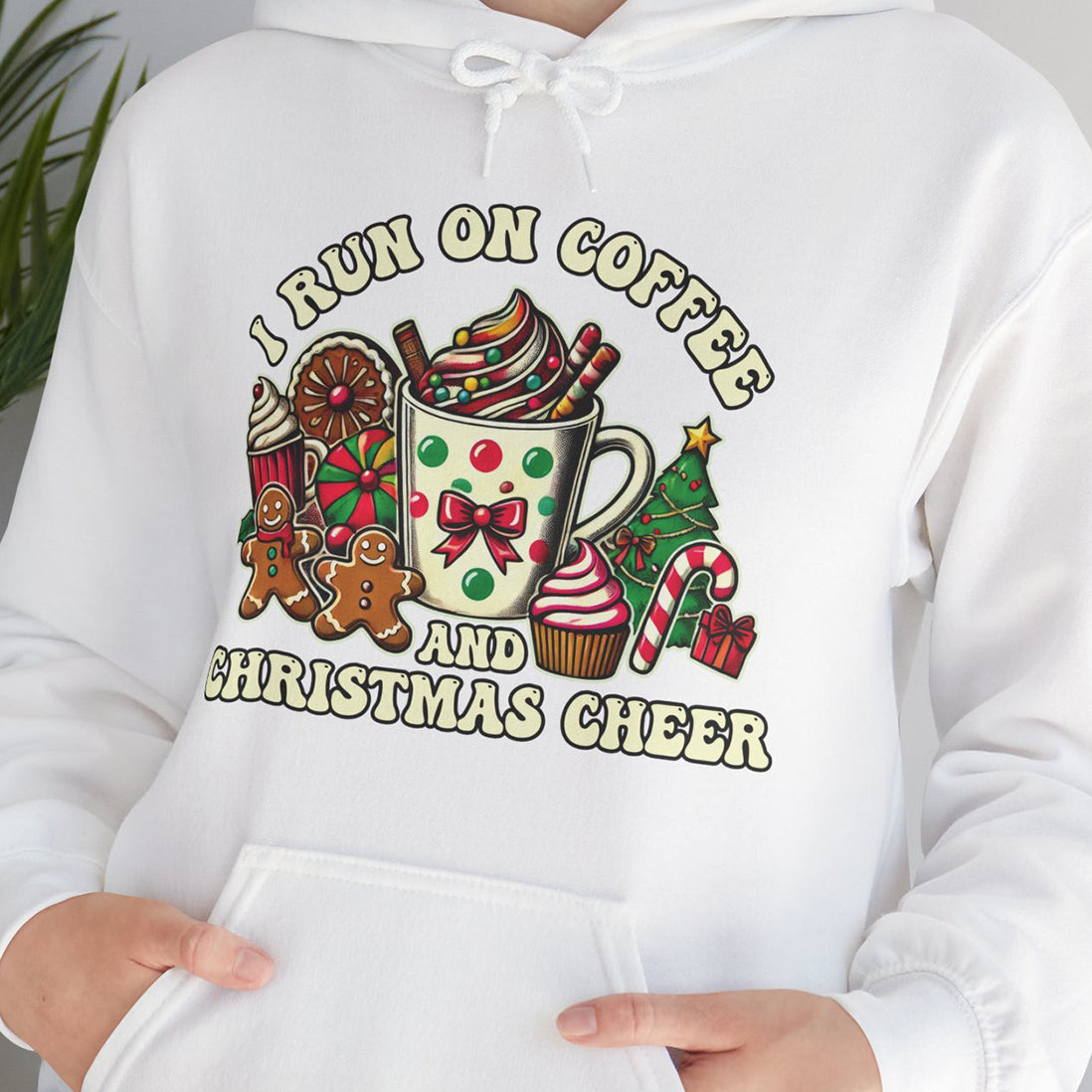 Christmas Cheer Hoodie for Snack Lovers