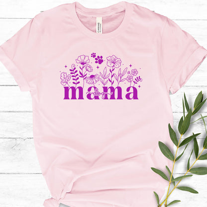 Dog Mama with Flower Garden