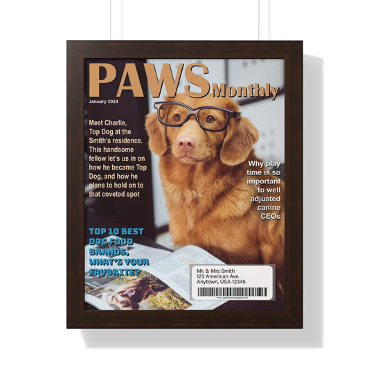 PAWS Monthly Magazine - Make Your Pet a Celebrity