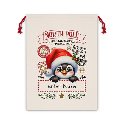 Christmas Gift Sack - Personalized North Pole Mail Theme