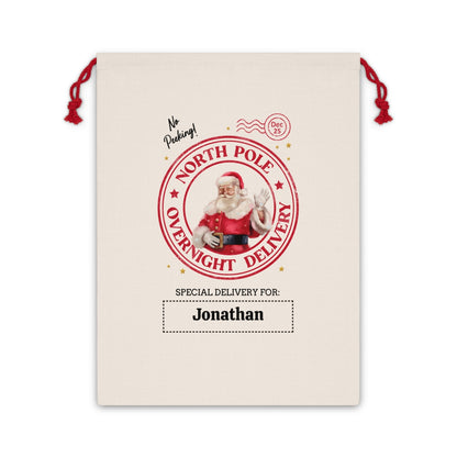 Christmas Gift Sack - Personalized North Pole Mail Theme